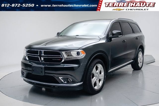 2015 Dodge Durango Limited in Black — front three-quarter view
