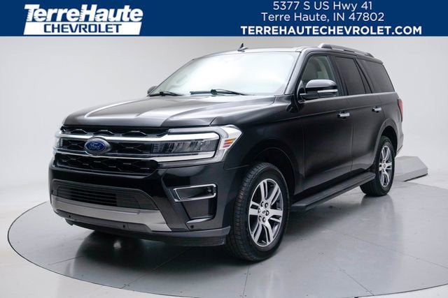 2024 Ford Expedition Limited in Black — front three-quarter view