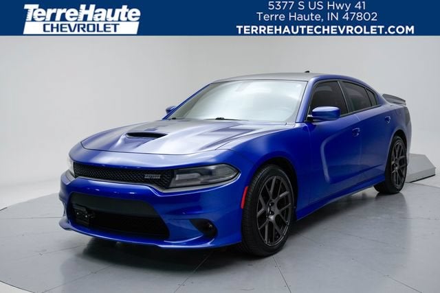 2018 Dodge Charger Daytona RWD in Blue — front three-quarter view