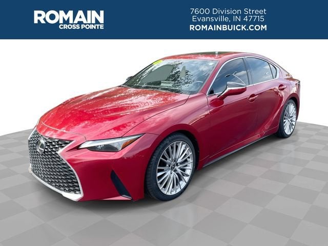 2023 Lexus IS 300 IS 300 in Red — front three-quarter view