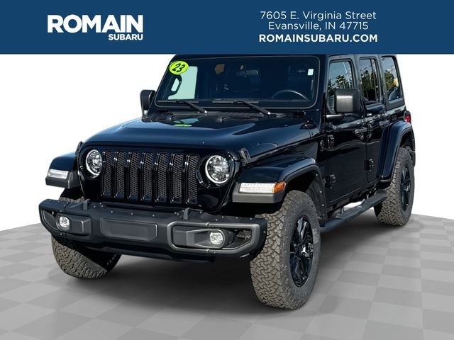 2023 Jeep Wrangler Sport in Black Clearcoat — front three-quarter view