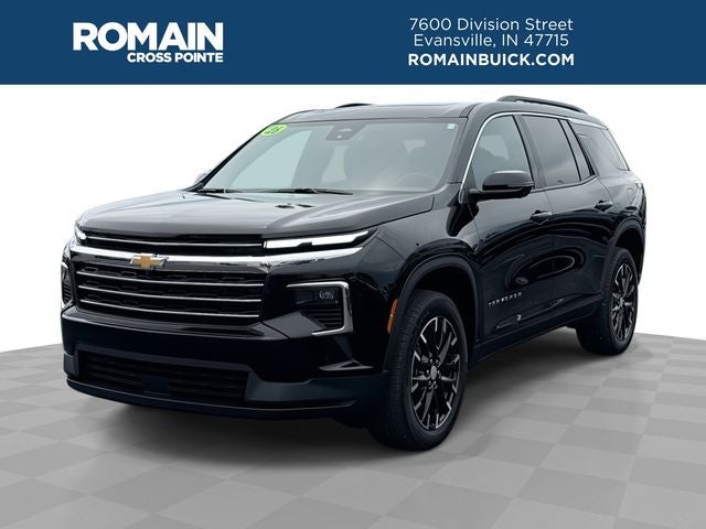 2026 Chevrolet Traverse LT 2LT in Mosaic Black Metallic — front three-quarter view