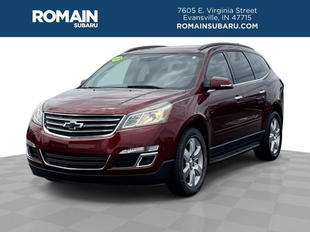 2017 Chevrolet Traverse 2LT 2LT in Siren Red Tintcoat — front three-quarter view