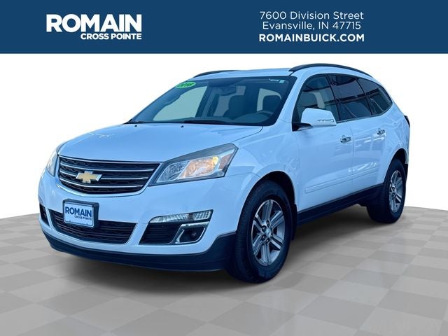 2016 Chevrolet Traverse 2LT 2LT in Summit White — front three-quarter view