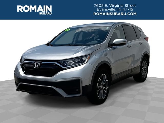 2020 Honda CR-V EX-L in Silver — front three-quarter view
