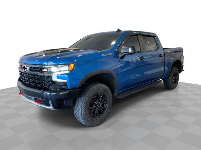 2023 Chevrolet Silverado 1500 ZR2 in Glacier Blue Metallic — front three-quarter view