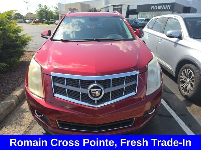 2012 Cadillac SRX Premium in Crystal Red Tintcoat — front three-quarter view