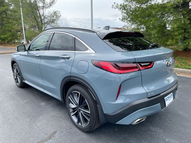 2023 INFINITI QX55 — rear three-quarter view