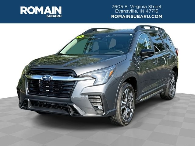 2026 Subaru Ascent Limited in Magnetite Gray Metallic — front three-quarter view