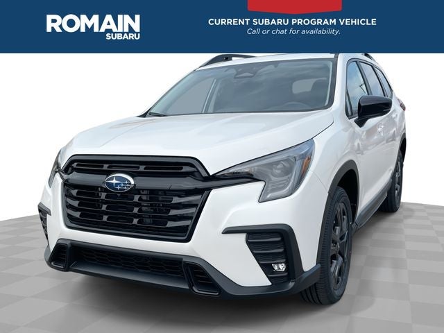 2026 Subaru Ascent Onyx Edition Touring in Crystal White Pearl — front three-quarter view