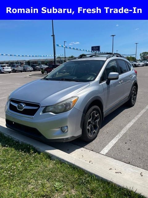 2013 Subaru XV Crosstrek 2.0i Premium in Ice Silver Metallic — front three-quarter view