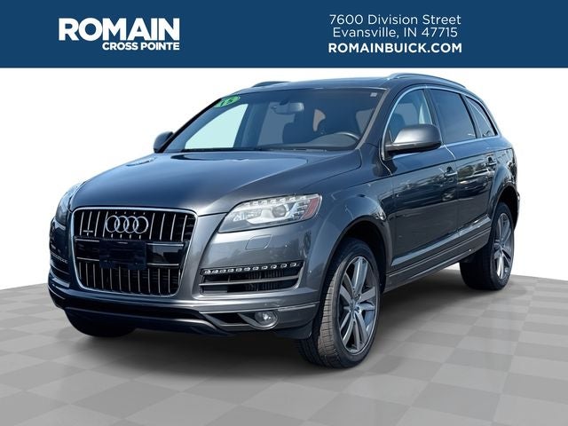 2015 Audi Q7 3.0 TDI Premium Plus quattro in Gray — front three-quarter view