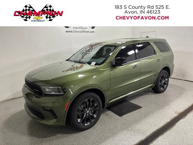 2021 Dodge DURANGO Base in Green — front three-quarter view