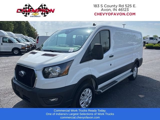 2024 Ford Transit Cargo Van Base in White — front three-quarter view