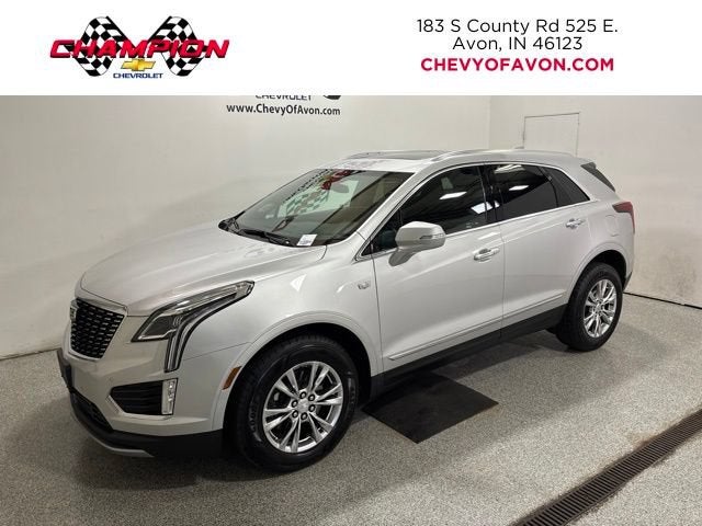 2020 Cadillac XT5 Premium Luxury FWD in Radiant Silver Metallic — front three-quarter view