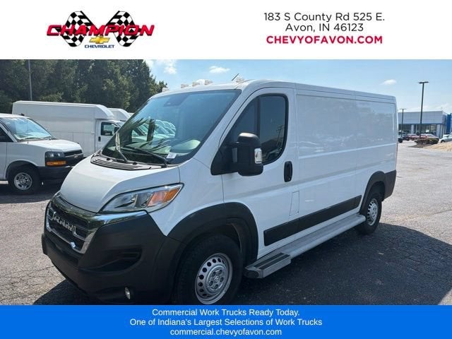 2025 RAM ProMaster Cargo Van Tradesman in White — front three-quarter view